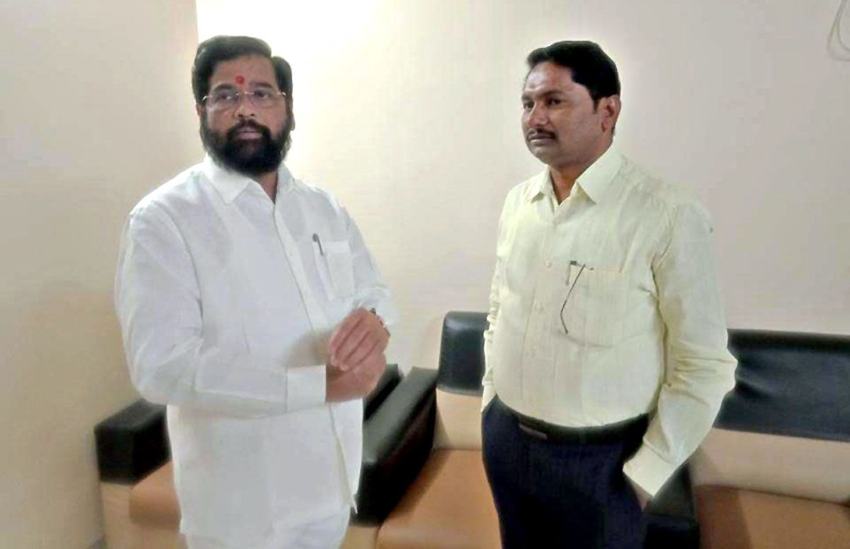 मा. एकनाथ शिंदे  साहेबांसोबत वसंत मुंडे